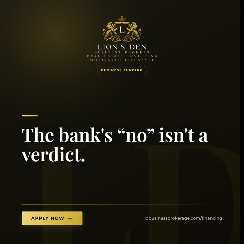 The bank's no isn't a verdict.