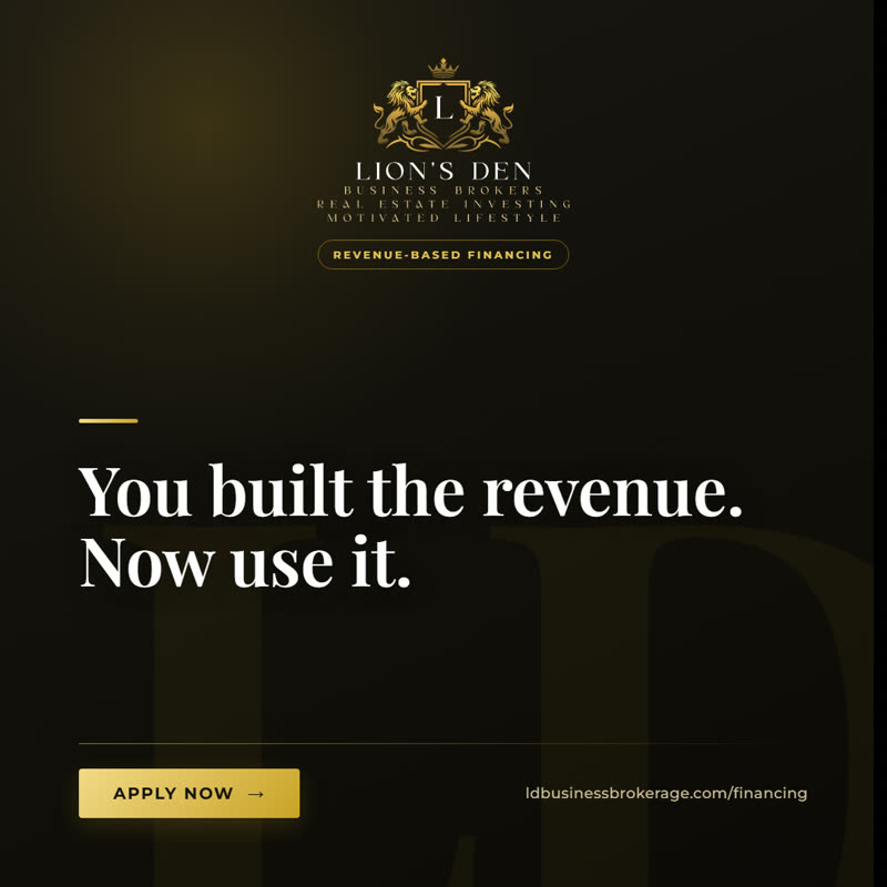 You built the revenue. Now use it.